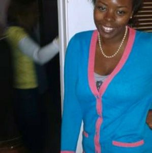 Colorblocked Blue and Pink Cardigan